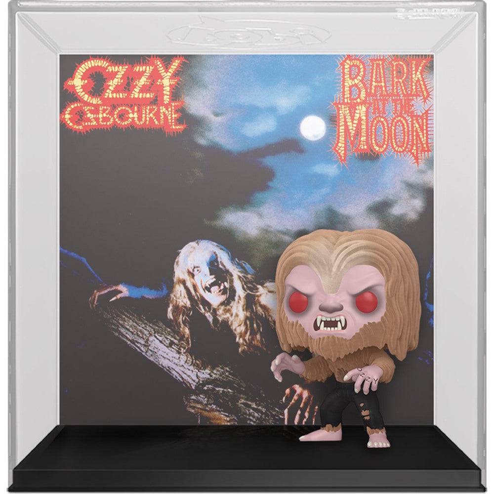 OZZY OSBOURNE - (追悼 ) - Bark at the Moon Flocked Funko Pop! Album Figure with Case #60